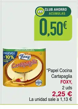 Masymas FOXY Papel Cocina Cartapaglia oferta