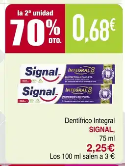 Masymas SIGNAL Dentifrico Integral oferta