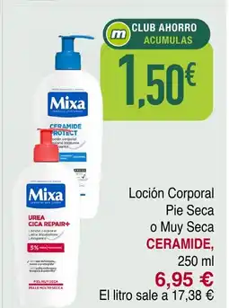 Masymas CERAMIDE Loción Corporal Pie Seca o Muy Seca oferta