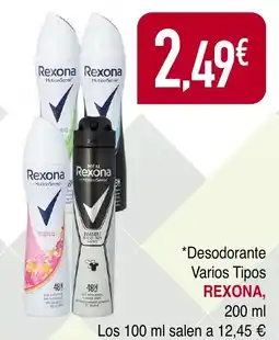 Masymas REXONA Desodorante Varios Tipos oferta