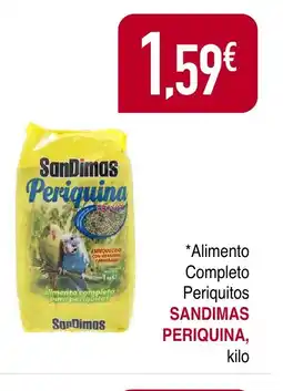 Masymas SANDIMAS PERIQUINA Alimento Completo Periquitos oferta