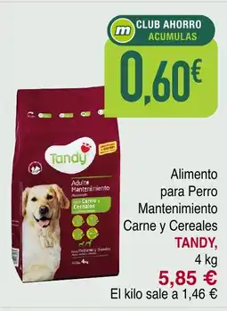 Masymas TANDY Alimento para Perro Mantenimiento Carne y Cereales oferta