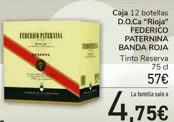 NESCAFÉ Dolce Gusto Caja 12 botellas d.o.ca ''rioja'' federico paternina banda roja oferta
