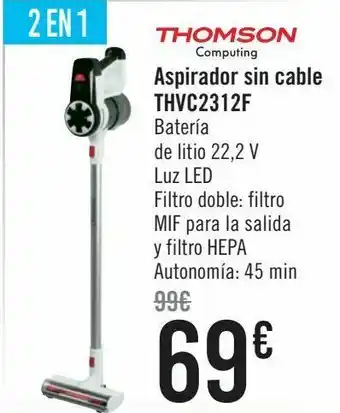NESCAFÉ Dolce Gusto Thomson aspirador sin cable thvc2312f oferta