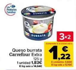 Carrefour Queso burrata Carrefour Extra oferta