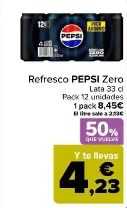 Carrefour PEPSI Refresco Zero oferta