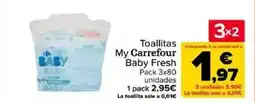 Carrefour Toallitas My Carrefour Baby Fresh oferta
