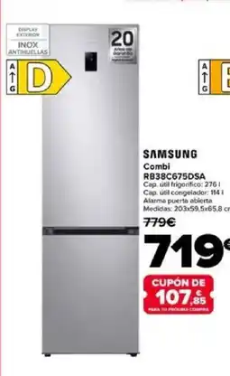 Carrefour SAMSUNG Combi RB38C675DSA oferta