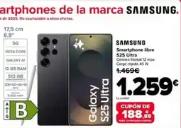 Carrefour SAMSUNG Smartphone libre $25 Ultra oferta