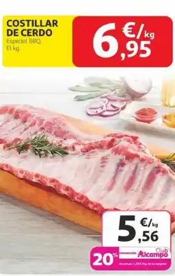 Alcampo Costillar de cerdo oferta