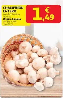 Alcampo Champiñón entero oferta