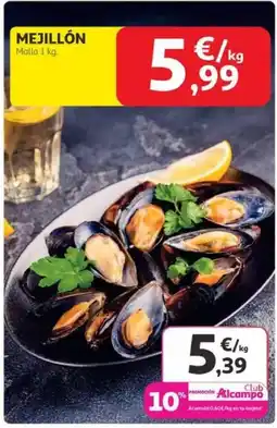 Alcampo Mejillón oferta