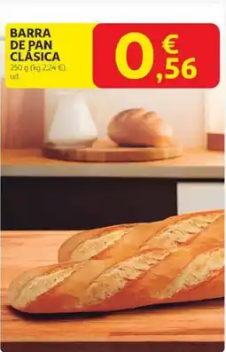 Alcampo Barra de pan clásica oferta