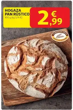Alcampo Hogaza pan rustico oferta