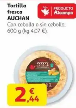 Alcampo AUCHAN Tortilla fresca oferta
