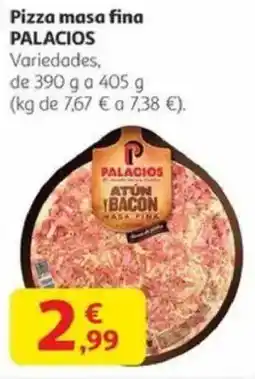 Alcampo PALACIOS Pizza masa fina oferta