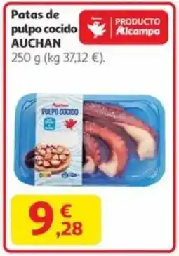 Alcampo AUCHAN Patas de pulpo cocido oferta