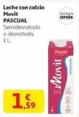 Alcampo PASCUAL Leche con calcio Movit oferta
