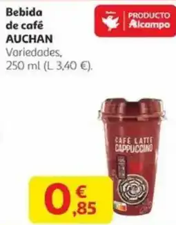 Alcampo AUCHAN Bebida de café oferta