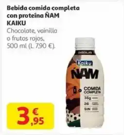 Alcampo KAIKU ÑAM Bebida comida completa con proteína oferta