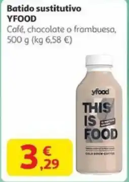 Alcampo YFOOD Batido sustitutivo oferta