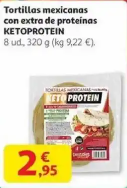 Alcampo KETOPROTEIN Tortillas mexicanas con extra de proteínas oferta