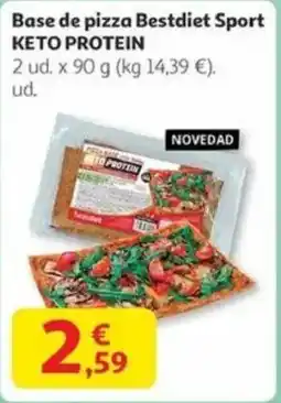 Alcampo KETO PROTEIN Base de pizza Bestdiet Sport oferta