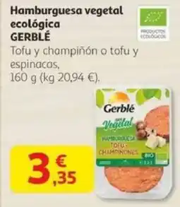 Alcampo GERBLÉ Hamburguesa vegetal ecológica oferta