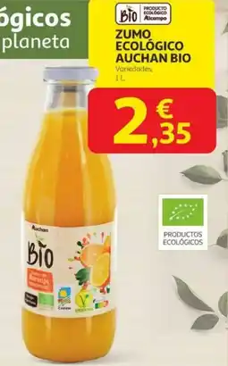 Alcampo AUCHAN BIO Zumo ecológico oferta