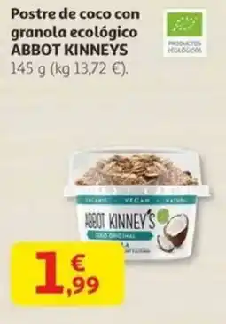 Alcampo ABBOT KINNEYS Postre de coco con granola ecológico oferta