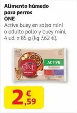 Alcampo PURINA ONE Alimento húmedo para perros oferta