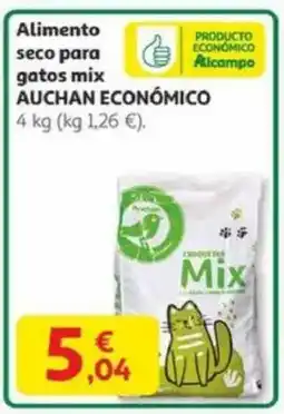 Alcampo PRODUCTO ECONÓMICO Alimento seco para gatos mix oferta