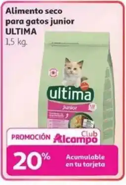 Alcampo ULTIMA Alimento seco para gatos junior oferta