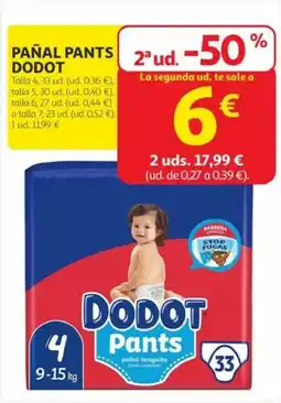 Alcampo DODOT Pañal pants oferta