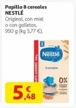 Alcampo NESTLÉ Papilla 8 cereales oferta