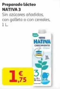 Alcampo NATIVA Preparado lácteo 3 oferta