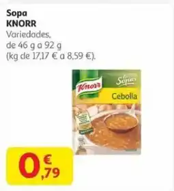 Alcampo KNORR Sopa oferta