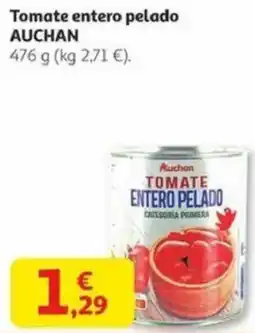 Alcampo AUCHAN Tomate entero pelado oferta