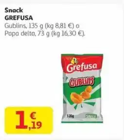 Alcampo GREFUSA Snack oferta