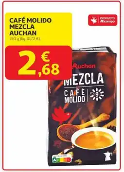 Alcampo AUCHAN Café molido mezcla oferta