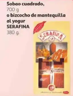Alcampo SERAFINA Sobao cuadrado, o bizcocho de mantequilla al yogur oferta