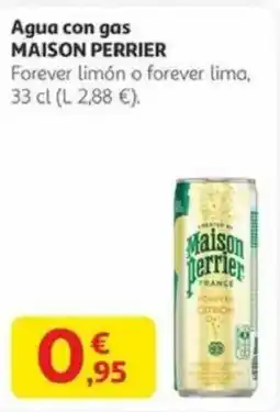 Alcampo MAISON PERRIER Agua con gas oferta