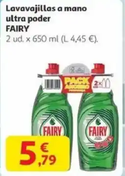Alcampo FAIRY Lavavajillas a mano ultra poder oferta