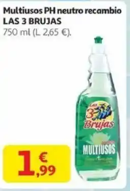Alcampo LAS 3 BRUJAS Multiusos PH neutro recambio oferta