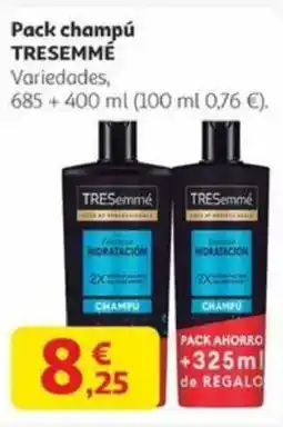 Alcampo TRESEMMÉ Pack champú oferta