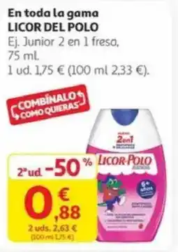 Alcampo LICOR DEL POLO En toda la gama oferta