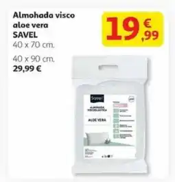 Alcampo SAVEL Almohada visco aloe vera oferta