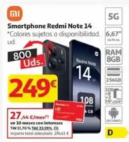Alcampo REDMi Note 14 Smartphone oferta