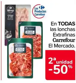 Carrefour Market En todas las lonchas extrafinas carrefour el mercado. oferta