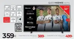 Tien 21 HISENSE Qled 50e77q oferta